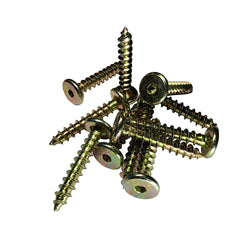 10PK M6X38 pitch 1.00mm Hex Socket Self Tapping Wood Screw Head Diameter 13MM Use 4MM Allen