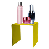 Three Riser Combo 5, 6, 7 Cube 3-Sided Yellow Plexiglass Pedestal Lucite Acrylic Display Risers Jewelry Showcase Fixtures - 1/8 Thick 16905-567-YELLOW