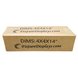20PK 4X4X14" Printed Shipping Boxes Packaging Shipping, Mailing, Storage 4X4X14-20PK