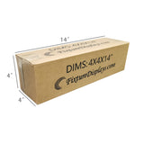 20PK 4X4X14" Printed Shipping Boxes Packaging Shipping, Mailing, Storage 4X4X14-20PK