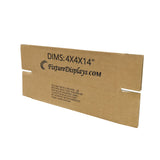 20PK 4X4X14" Printed Shipping Boxes Packaging Shipping, Mailing, Storage 4X4X14-20PK
