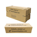 20PK 4X4X14" Printed Shipping Boxes Packaging Shipping, Mailing, Storage 4X4X14-20PK