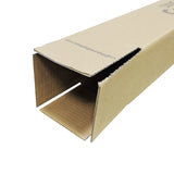 20PK 4X4X24" Shipping Box Cardboard Singlewall BF150 Mail Packaging E-Commerce 4X4X24-20PK