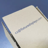 20PK 4X4X24" Shipping Box Cardboard Singlewall BF150 Mail Packaging E-Commerce 4X4X24-20PK