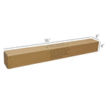 20PK 4X4X36 Shipping Box Cardboard Singlewall BF150 Mail Packaging E-Commerce 4X4X36-20PK