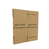 20PK 4X4X4" Shipping Box Cardboard Singlewall BF150 Mail Packaging E-Commerce 4X4X4-20PK
