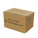 20PK 4X4X6" Shipping Box Cardboard Singlewall BF150 Mail Packaging E-Commerce 4X4X6-20PK