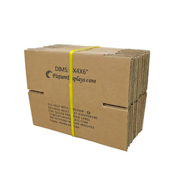 20PK 4X4X6" Shipping Box Cardboard Singlewall BF150 Mail Packaging E-Commerce 4X4X6-20PK