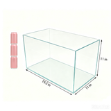 19.3 X 11 X 11¡± Ultra Clear Glass Aquarium 10 Gallon Rimless Fish Tank 6MM Glass 22203-10
