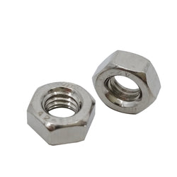 25PK Hex Head Steel Nuts M6 Machine Screw Nuts 5104