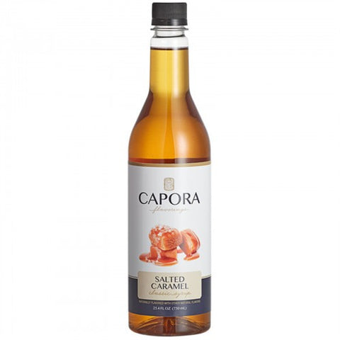 Capora Salted Caramel Flavoring Syrup 750 mL WS-513SYPSLTCRM