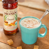 Monin Organic Caramel Flavoring Syrup 750 mL WS-544SYPAO009B