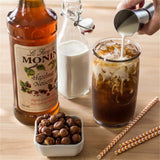 Monin Organic Hazelnut Flavoring Syrup 750 mL WS-544SYPAO023B