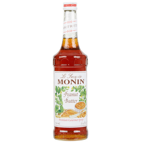 Monin Premium Peanut Butter Flavoring Syrup 750 mL WS-544SYPAR261A
