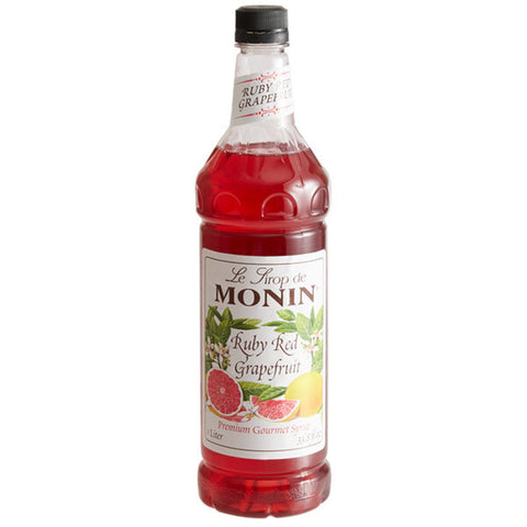 Monin Premium Ruby Red Grapefruit Flavoring Syrup 1 Liter WS-999SYPFR019