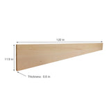 Red Oak Solid Wood Panel 0.79inch X 11.89inch X 10ft Edge Glued Board 6111-1inchX12inchX10inchOAK BOARD