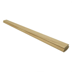 48inch Solid Red Oak Stair Handrail Wooden Indoor Wall Mount Railing 6111-HAND RAIL -48X3.54X1.57”