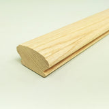 48inch Solid Red Oak Stair Handrail Wooden Indoor Wall Mount Railing 6111-HAND RAIL -48X3.54X1.57”