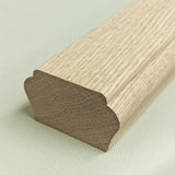 96inch Red Oak Stair Handrail Durable Wooden Indoor Railing Home Staircase Grip 6111-HAND RAIL -96X2.5X1.5inch