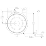 Round Stainless Steel Rust Leak Proof Seal Cover, Accept Custom Orders 71010623 90-Day Time Expdite Possible 71010623+93406226