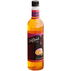 DaVinci Gourmet Classic Passion Fruit Flavoring / Fruit Syrup 750 mL WS-711SYP4PSNFT