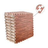 24X24" Wood Grain EVA Interlocking Foam Floor Tiles  Home Gym 25 Pack 100 SQ FT 119950