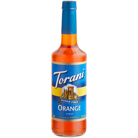 Torani Sugar-Free Orange Flavoring / Fruit Syrup 750 mL WS-880372411