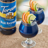 Torani Sugar-Free Blue Raspberry Flavoring Syrup 750 mL Plastic Bottle WS-880532921