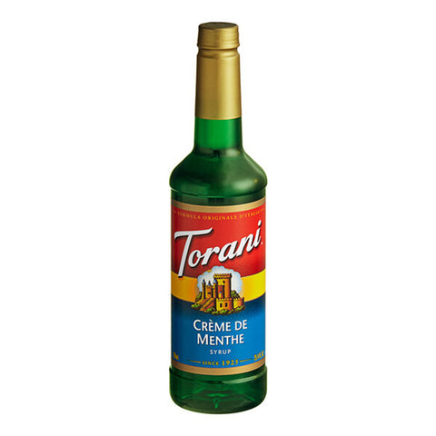 Torani Creme de Menthe Flavoring Syrup 750 mL WS-880601855