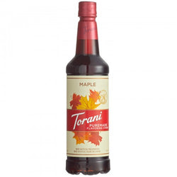 Torani Puremade Maple Flavoring Syrup 750 mL Plastic Bottle WS-880602440