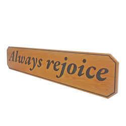 Solid Oak Church Sign Custom Engraved Wood Lettering Indoor Outdoor Durable 8S130-CHURCH SIGNS