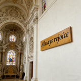 Solid Oak Church Sign Custom Engraved Wood Lettering Indoor Outdoor Durable 8S130-CHURCH SIGNS