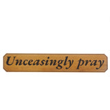 Solid Oak Church Sign Custom Engraved Wood Lettering Indoor Outdoor Durable 8S130-CHURCH SIGNS