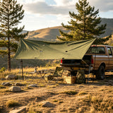 96 X 60  Heavy Duty Waterproof Canvas Tarp 0.5MM Thick UV Resistant Cover 8S130-PLAYSET ROOF 5X8 FEET