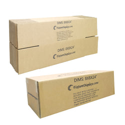 20PK 8X8X24" Printed Shipping Boxes FOL Singlewall BF Cardboard Storage Moving 8X8X24-20PK