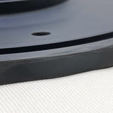 11X11X0.86" Rubber Cover Round Sealing Waterproof Black, Accept Custom Orders 93406226