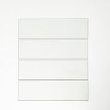 8mm Thickness Tempered Glass Shelves 4 PACK 18.66 X 5.41" 8mm Thickness (0.315") 997G-GLASS－4PK