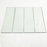 8mm Thickness Tempered Glass Shelves 4 PACK 18.66 X 5.41" 8mm Thickness (0.315") 997G-GLASS－4PK