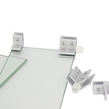 Fire Pit Wind Guard 20x20 Screen Square Glass Shield Wind Resistant Square