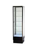 Black aluminum wall showcase 20LX72HX20D frame shelf retail store display