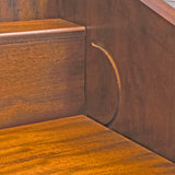 Mobile Wood Podium Pulpit Stand with Wheels 48  Tall Reading Panel EXECUTIVE-CLR235