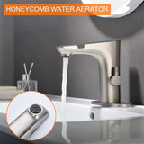 RUVIDA Touchless Bathroom Faucet,Brushed Nickel Bathroom Faucet FE121011NP-R