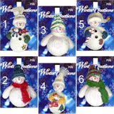 FINEST£­32242 White Scarf W/g&w Striped Hat