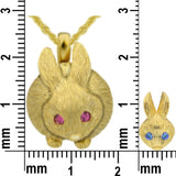 FINEST£­35872 Earrings - Pink Eyes