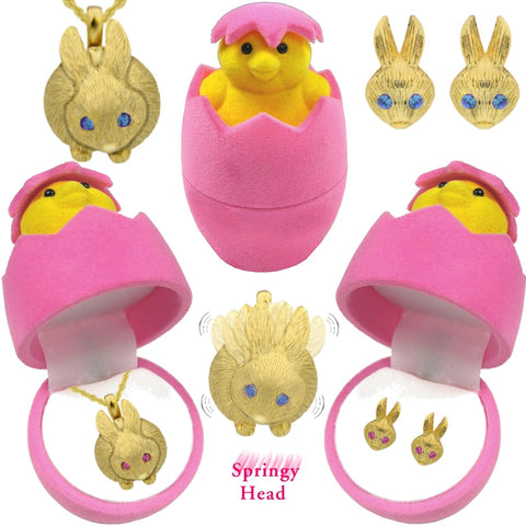 FINEST£­35872 Necklace - Pink Eyes
