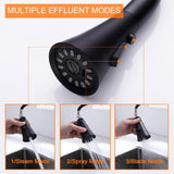 RUVIDA Matte Black Kitchen Faucets,Pull Down Sprayer,Single Handle Motion Sensor FK121064BK-I-F