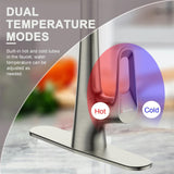 Ruvida Kitchen Faucets,Brushed Nickel Kitchen Faucet with Pull Down Sprayer FK121064NP