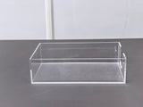 9X5.5X2 Clear Acrylic Napkin Holder 2 PCS Organizer Kitchen Bathroom Tissue 10273