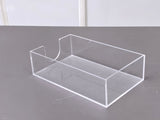 9X5.5X2 Clear Acrylic Napkin Holder 2 PCS Organizer Kitchen Bathroom Tissue 10273
