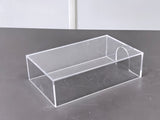 9X5.5X2 Clear Acrylic Napkin Holder 2 PCS Organizer Kitchen Bathroom Tissue 10273